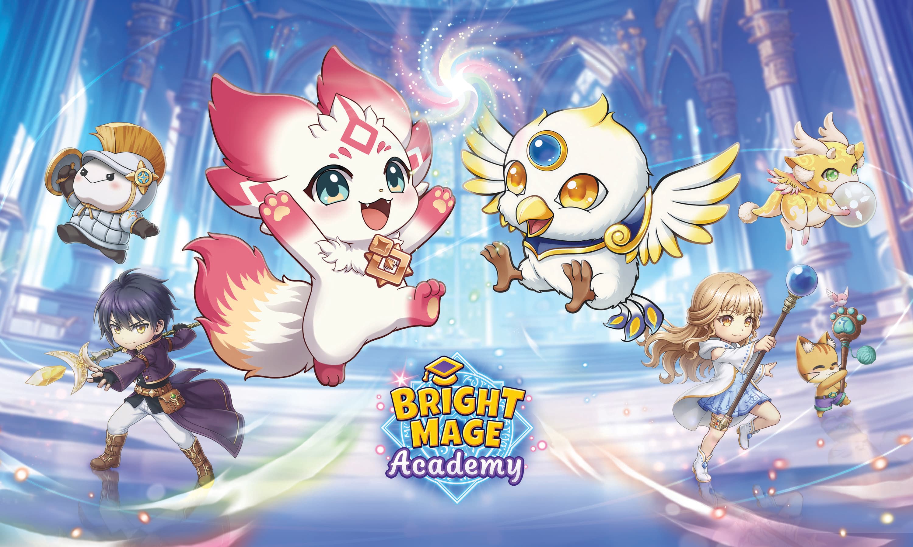Bright Mage Academy — Characters and world